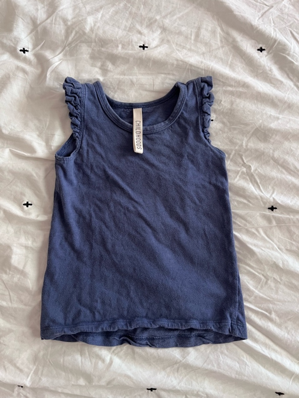 Childhoods Clothing Ruffle Shoulder Tank Top for Kids
